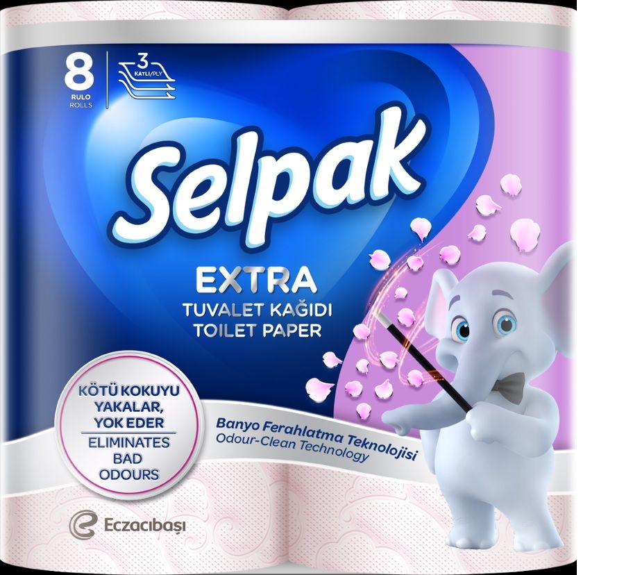 Tualetes papīrs SELPAK Extra Refresh, 3