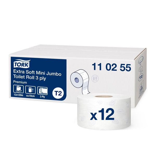 Tualetes papīrs TORK Premium Mini Jumbo