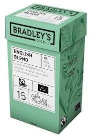 Melnā tēja BRADLEY`S English Blend, 25gab