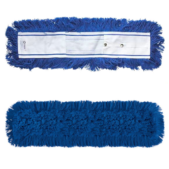 Akrila grīdas mops, 100 cm garš, zils (400-13875)