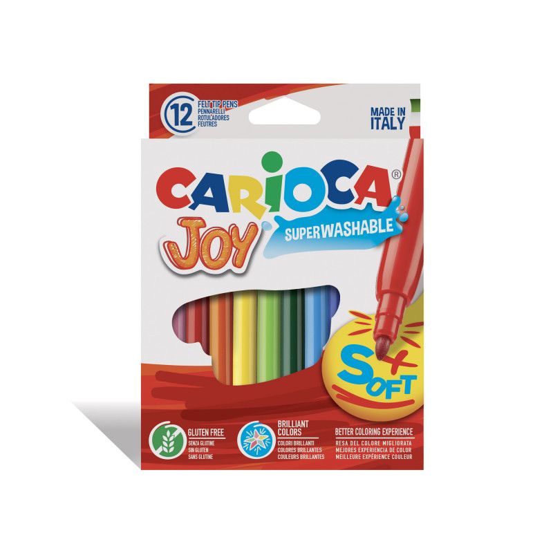 Flomasteri CARIOCA JOY 12 krāsas (200-02939)