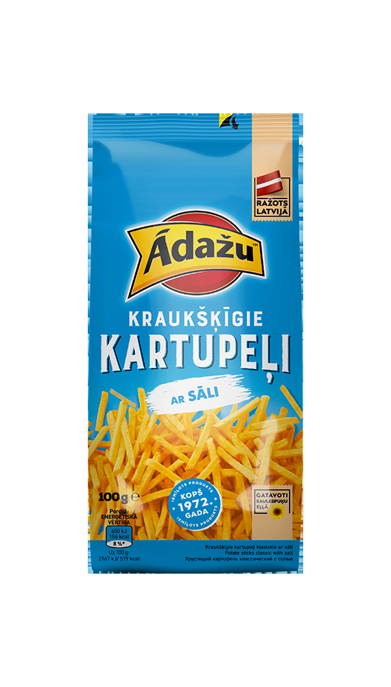 Čipsi ĀDAŽU Salmiņi, 100g (450-08027)