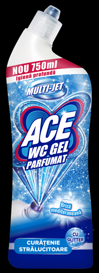 Tualetes tīrīšanas līdzeklis ACE GLITTER MARIN