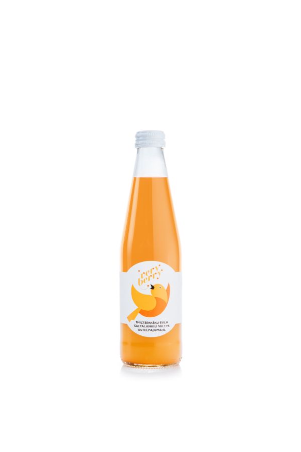 Dabīgā sula VERY BERRY, smiltsērkšķu, stiklā