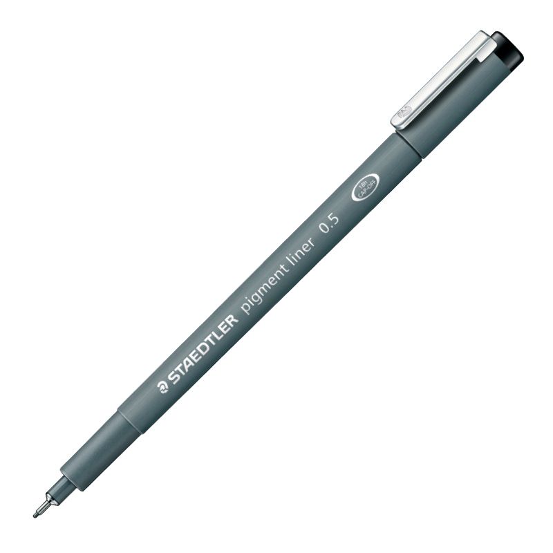 Pildspalva rasēšanai STAEDTLER PIGMENT LINER 0