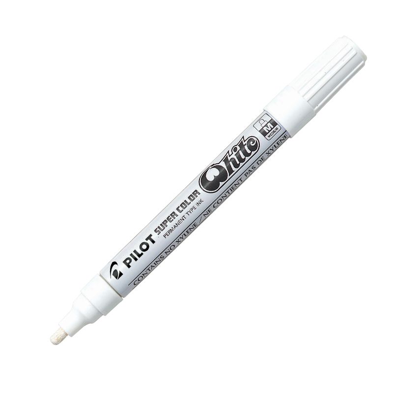Permanentais marķieris PILOT Supercolour 2,0 mm, balts (200-14436)