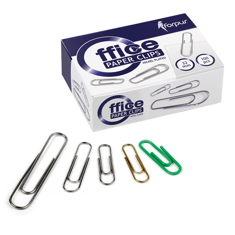Saspraudes FORPUS 28mm, 100gab/kastīte (200-02054)