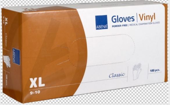Cimdi vinila ABENA Classic, bez pūdera, XL izm., caursp., 100gab (400-07286)