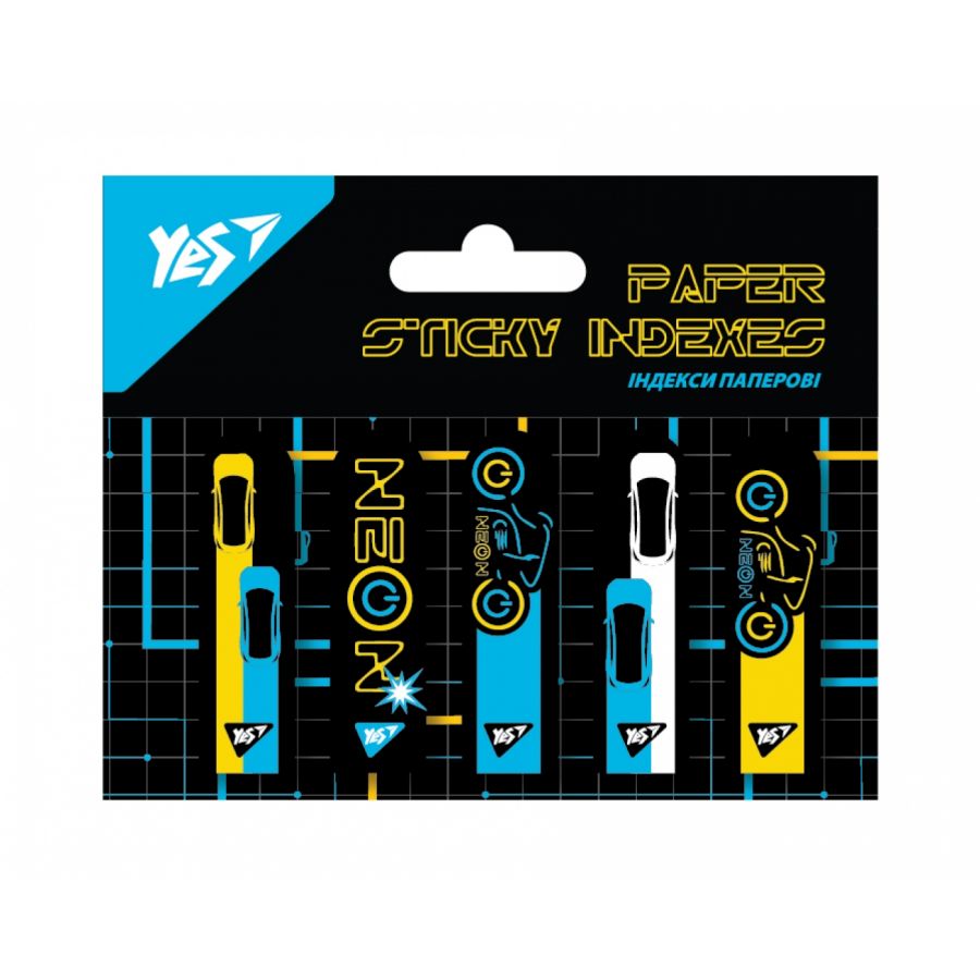 Papīra indeksi YES Ultrex 50x15mm, 100 loksnes (5x20) (200-15071)