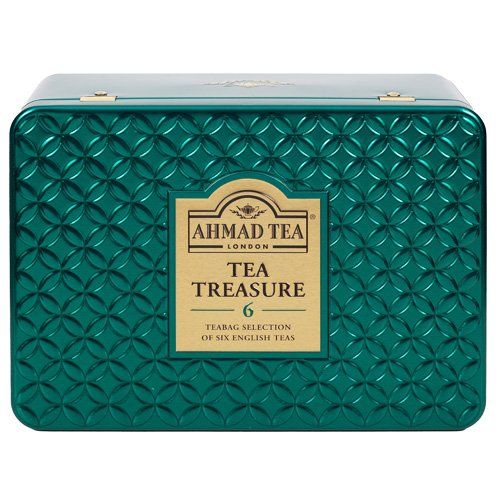 Melnās un zaļās tējas komplekts  AHMAD TREASURE, 60 maisiņi x 2 g kastītē (450-01002)