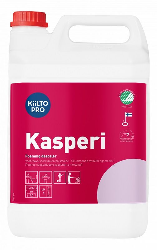 Kiilto Kasperi, Sanitāro telpu tīrīšanas koncentrāts rūsas noņemšanai, 5l (400-08976)
