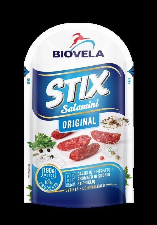 Vītinātas desiņas SALAMINI Original 80g BIOVELA