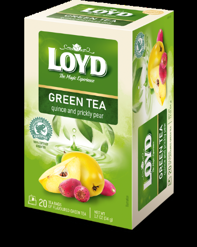 Zaļā tēja LOYD ar cidonijām un