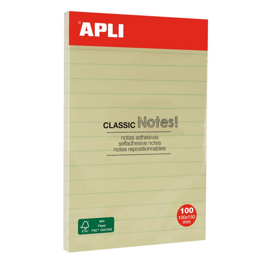 Līmlapiņas ar līnijām Apli CLASSIC 100