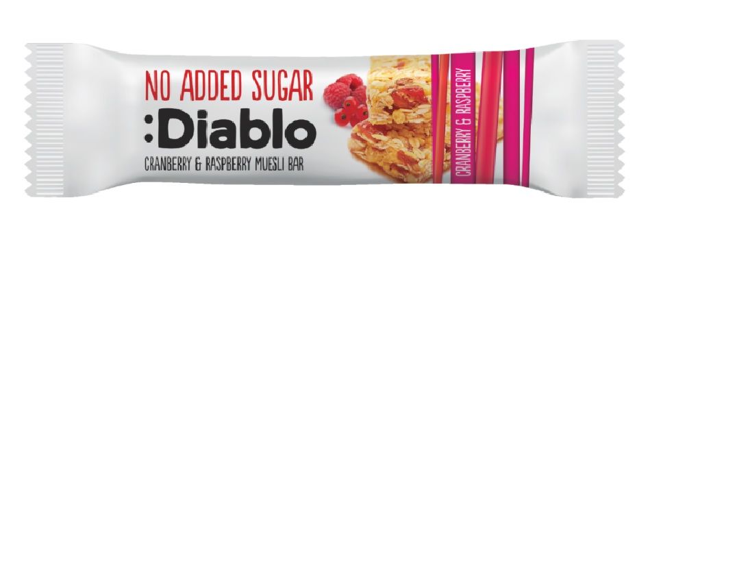 Musli batoniņš DIABLO, ar dzērveņu un