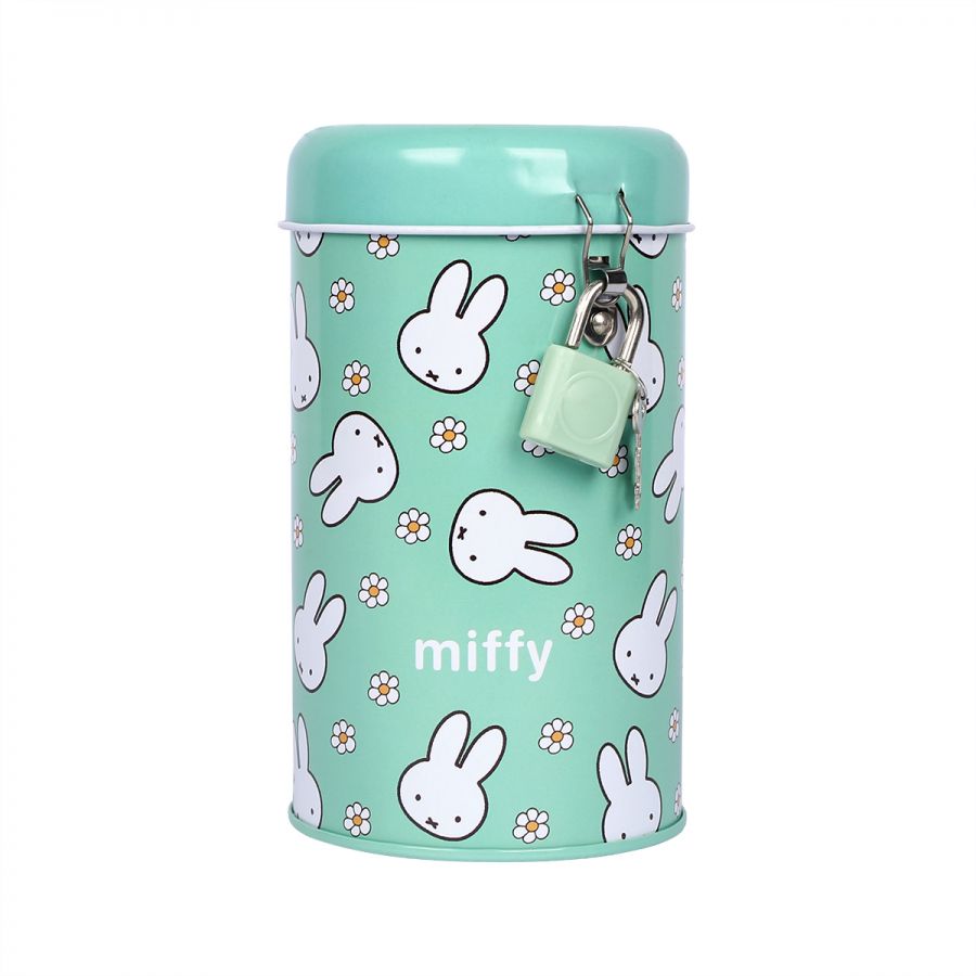 Apaļa naudas kaste YES Miffy, metāla