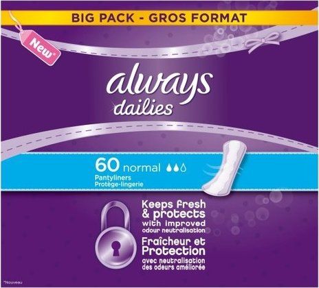 Always Liners Normal 60 gab. (400-06177)