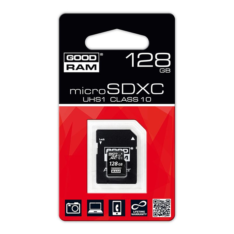 Atmiņas karte GOODRAM microSDHC 128GB class