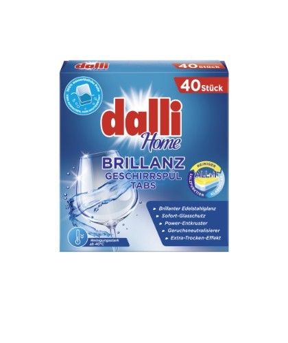 Dalli Trauku mazgājamās mašīnas tabletes Brillanz