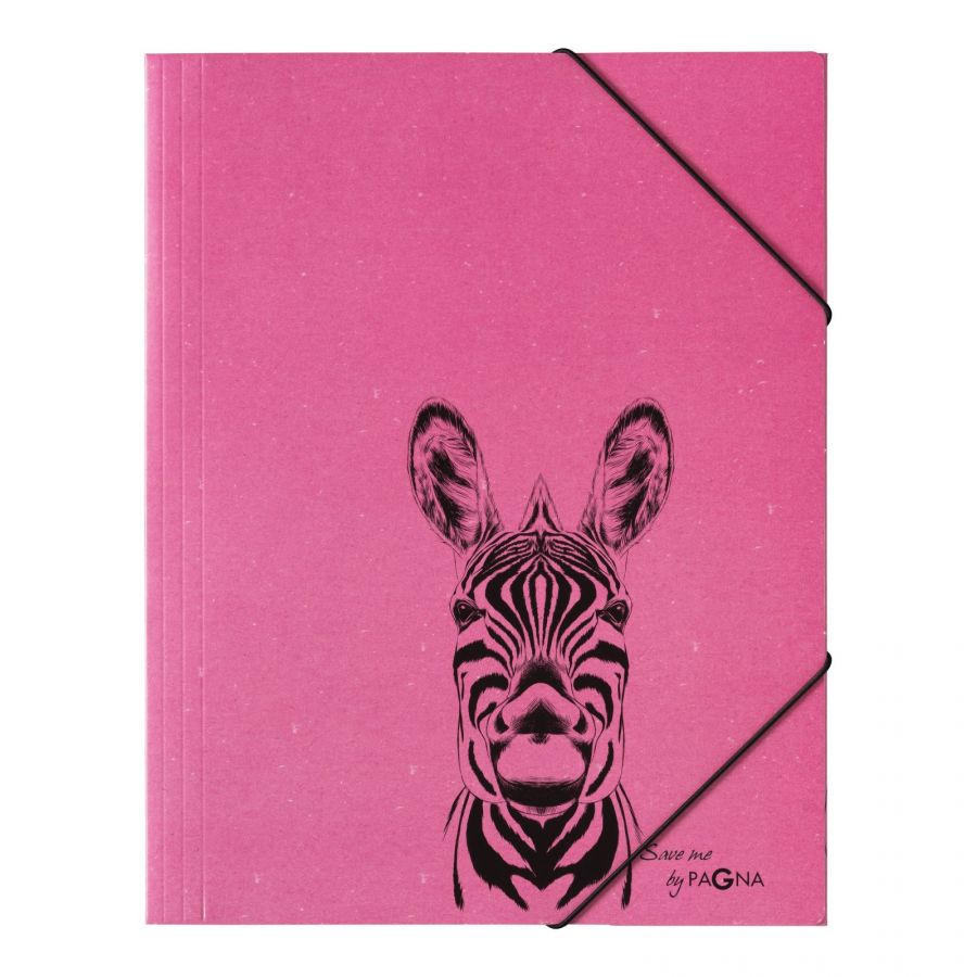 Mape PAGNA Zebra A4, elastīga, ar