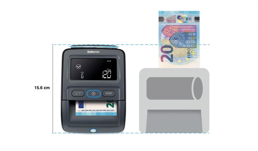 Automātiskais viltojumu detektors Safescan 155-S G2 complete (250-09034)