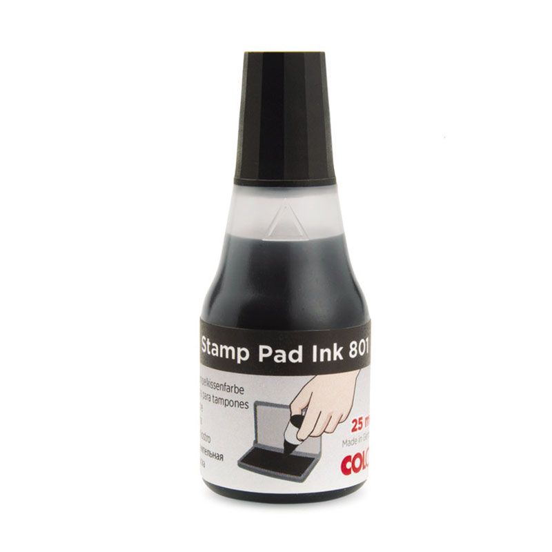Zīmogu tinte COLOP 801 melna, 25ml