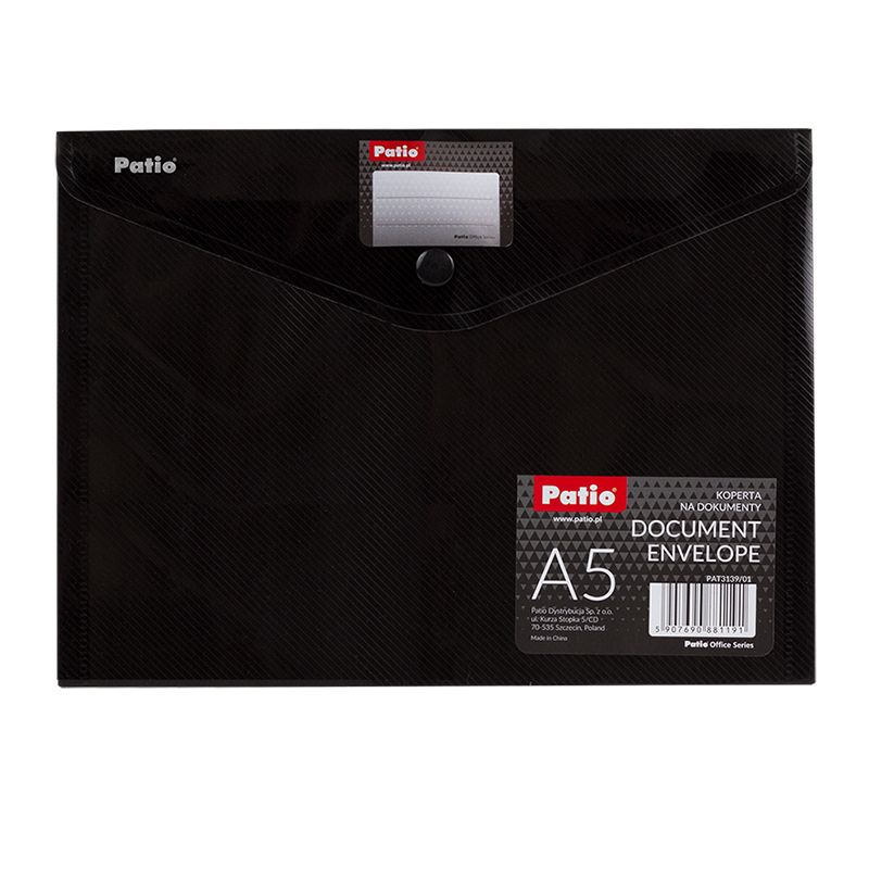 Mape-aploksne ar pogu PATIO PP, A5