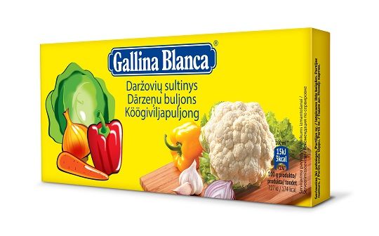 Dārzeņu buljons GALLINA BLANCA, 12x10g (450-14448)