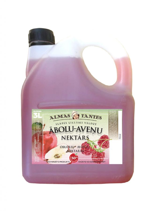 Nektārs ALMAS TANTE Ābolu-aveņu HDPE, 3l
