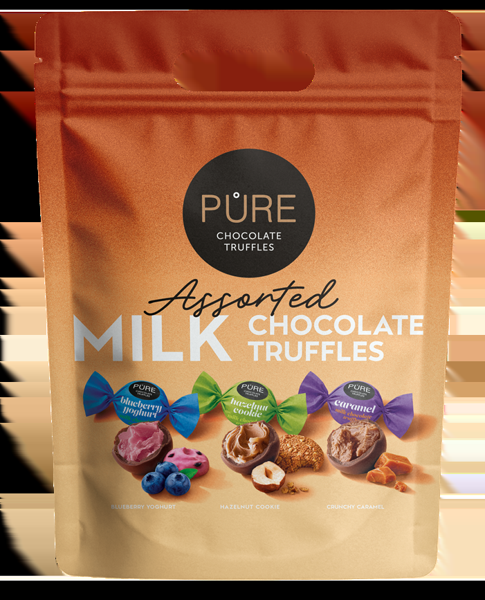 Pure Chocolate Piena šokolādes trifeles ar
