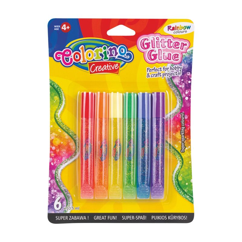 Dekoratīva līme COLORINO Rainbox Glitter Glue