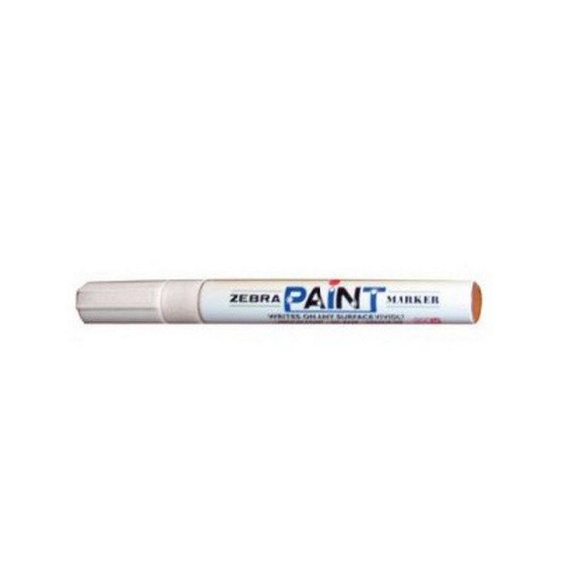 Noturīgais marķieris ZEBRA PAINT MARKER balts