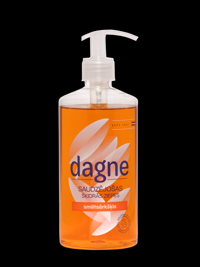 Šķidrās ziepes DAGNE Smiltsērkšķis, 500ml