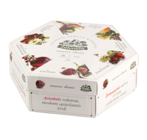 Augļu Tēju HERBITUM Izlase, Nr.60 veidi, maisiņi, 2.5gx60gb (450-27500)