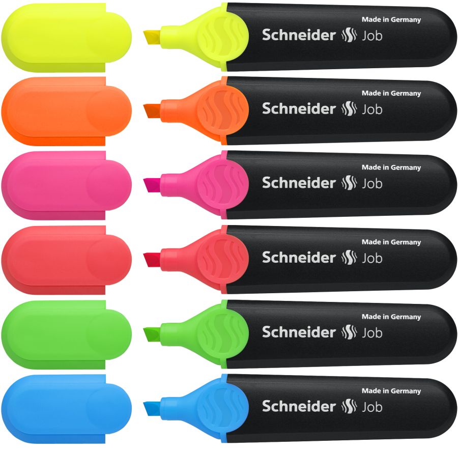 Teksta marķieris SCHNEIDER JOB, komplekts -