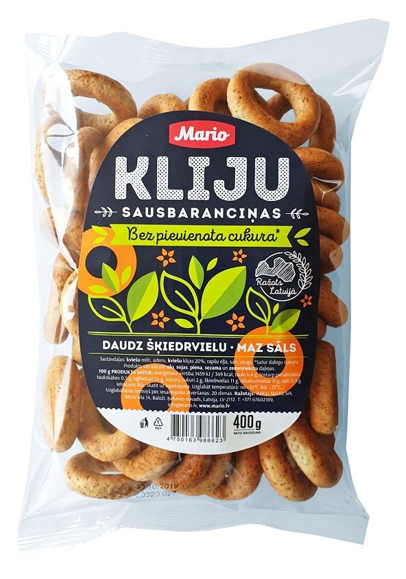 Sausbaranciņas MARIO Kliju, 400g (450-27467)