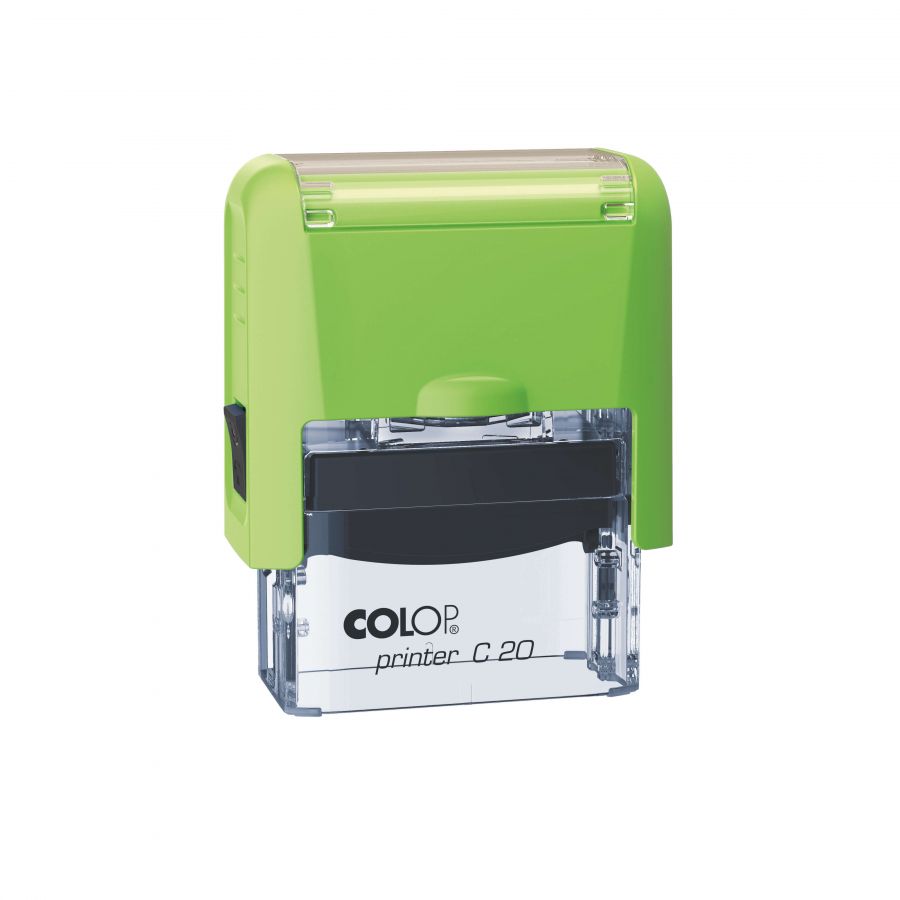 Zīmogs COLOP Printer C20, zaļš korpuss