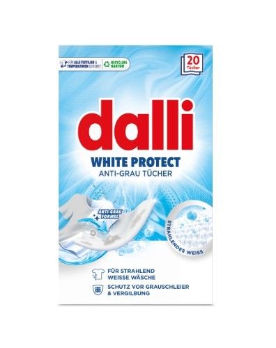 Dalli salvetes pret gaišas veļas sakrāsošanos
