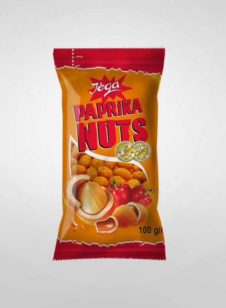 Zemesrieksti Jėga kraukšķīgā apvalkā ar paprikas