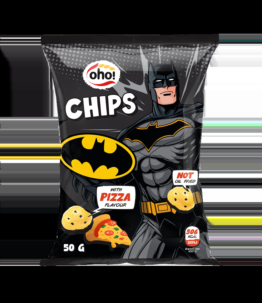 Oho Čipsi ar picas garšu BATMAN
