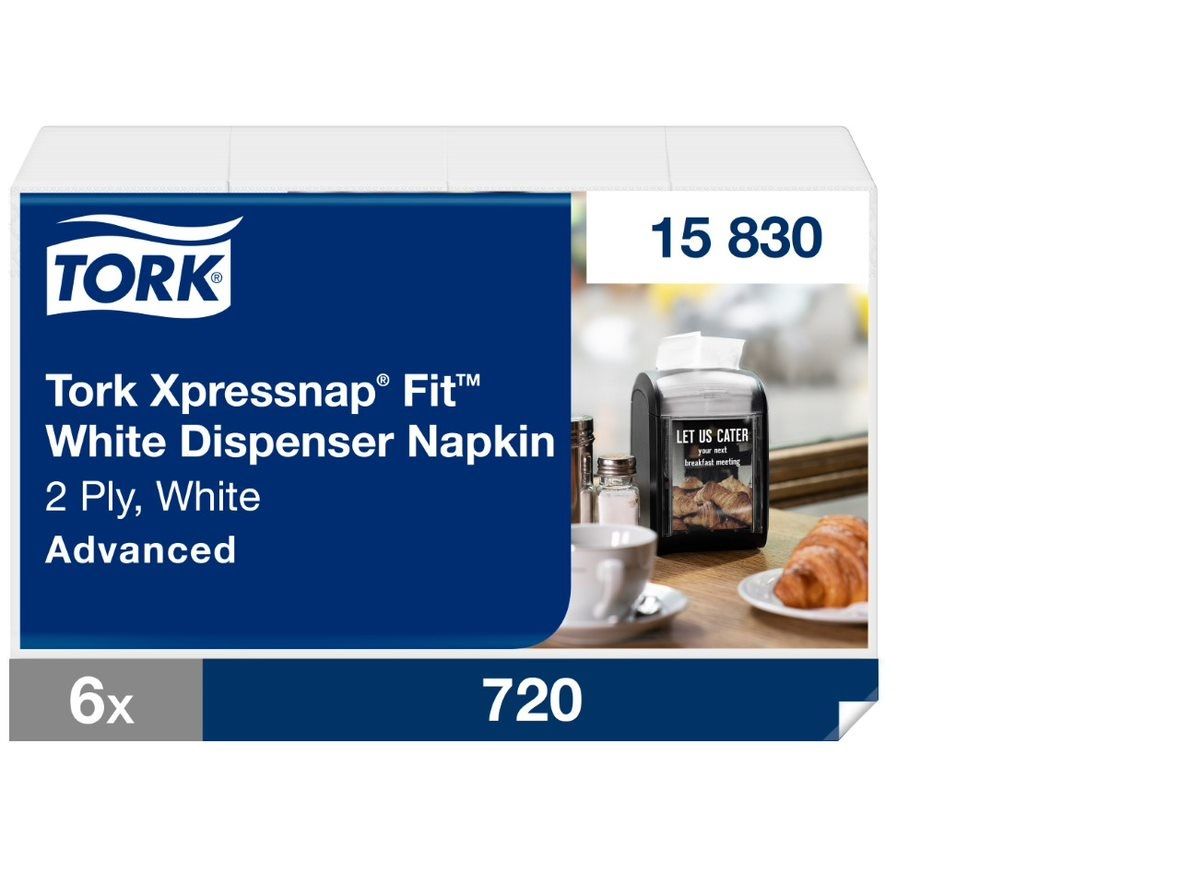 Baltas dozatoru salvetes N14 TORK Xpressnap