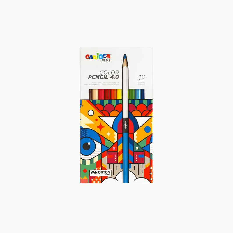 Krāsainie zīmuļi CARIOCA Plus 4.0