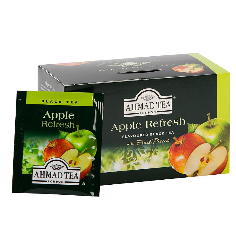 Melnā tēja AHMAD Alu Ābolu atspirdzinājums, 20 x 2 g maisiņi paciņā (450-00880)
