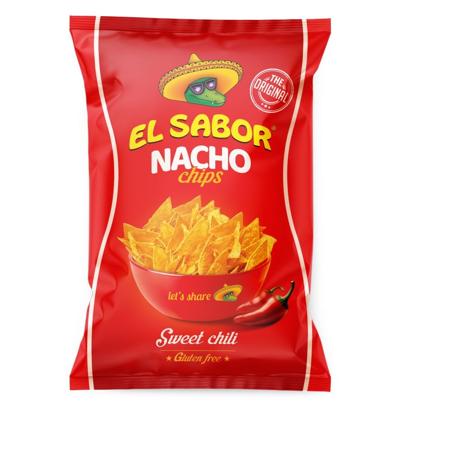 Kukurūzas čipsi EL SABOR ar čili