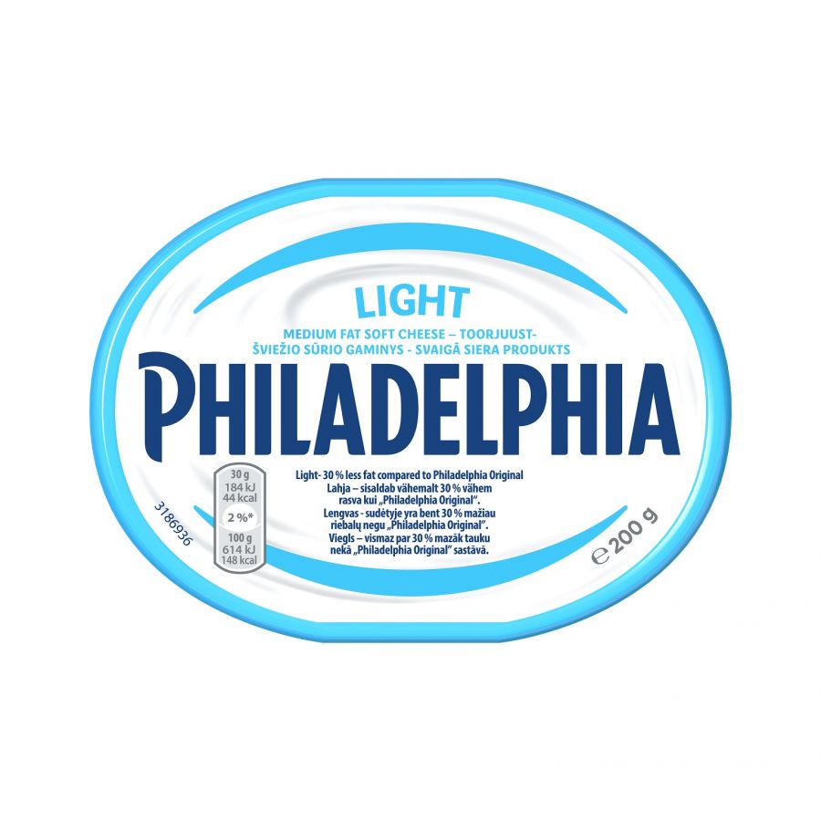 Krēmsiers PHILADELPHIA Light 200 gr (450-14884)