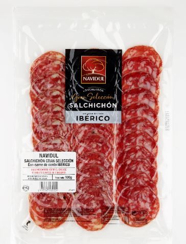 Žāvēta desa NAVIDUL Salchichon Iberico, sagriezta