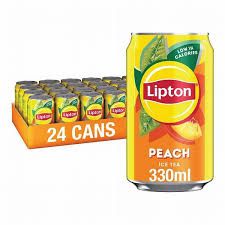 Bezalkoholisks dzēriens LIPTON Peach, bundžā, 0
