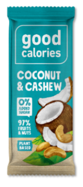 "Energy" dateļu batoniņš ar Indijas riekstiem, zemesriekstiem un kokosriekstiem GOOD CALORIES, 35g (450-14909)