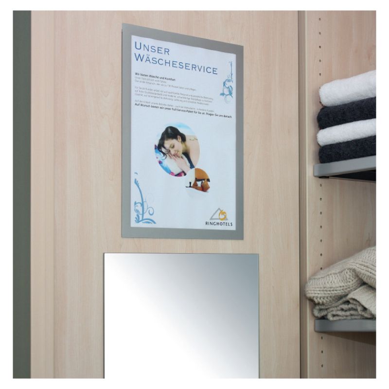 Pašlīpoša kabata DURABLE DURAFRAME® A4, ar
