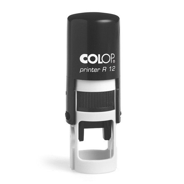 Zīmogs COLOP Printer R12, melns korpuss